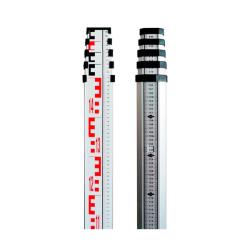 Изображение - рейка алюминиевая двухсторонняя телескопическая; 7 секций; 7 м; Е- и мм- градуировка, чехол, уровень - geokurs-online.kz